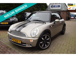 Mini Mini Cabrio 1.6 Cooper Sidewalk AIRCO/CRUISE/PDC/LEDER/BLUETOOTH/NL-AUTO/LMW 17 INCH/STOEL VERW/DOOR INRUIL VERKREGEN