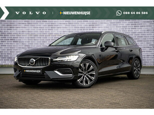 Volvo V60 2.0 B3 Plus Bright | Adaptieve Cruise Control | Google Navigatie | Lederen bekleding | Stoel- en Stuurverwarming | Apple CarPlay | BLIS dode hoek detectie |