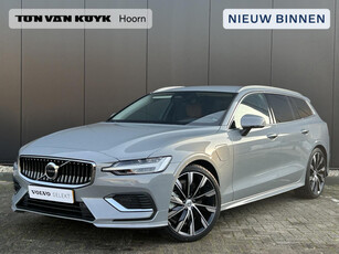 Volvo V60 2.0 T6 Plug-in hybrid AWD Essential Edition / 20 inch / Truffel bruin leder / Styling pakket / Adaptieve cruise /