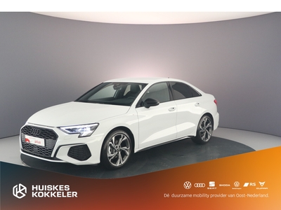 AUDI A3 Limousine S Edition 30 TFSI 110PK S-tronic | Trekhaak | Adapt. Cruise | 18 inch | S-Line | Audi Sound | Keyless | HomeLink | Optiek Zwart |