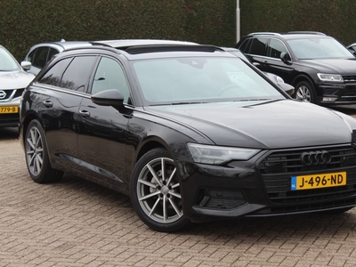 AUDI A6 Avant 40 TDI Sport Pro Line S / Trekhaak / Panoramadak / Camera / Keyless / Dodehoek / Leder / B&O / Navigatie / Cruise Control / DAB