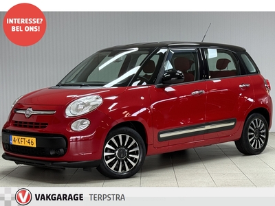 FIAT 500 L 0.9 TwinAir Easy/ 105pk/ Trekhaak/ Airco/ Cruise/ Elek. pakket/ Isofix/ Bluetooth/ Multi. LEDER. Stuur/ Chroom/ 16'' LMV/ Mistl./ Dagrijverl.