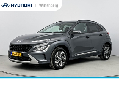 HYUNDAI KONA 1.6 GDI HEV FASHION | CLIMA | CRUISE | CAMERA | HUD | NAVI | 16'' LMVELGEN | I-KEY | FABRIEKSGARANTIE GELDIG T/M 5-2028! |