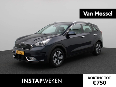 KIA NIRO 1.6 GDi Hybrid DynamicLine | NAVIGATIE | HALF-LEDER | ACHTERUITRIJCAMERA | CLIMATE CONTROL | PARKEERSENSOREN | LICHTMETALEN VELGEN | CRUISE CONTROL | LANE ASSIST |