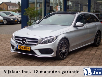 MERCEDES C-KLASSE Estate 160 Premium Plus AMG pakket | Prijs rijklaar incl. 12 mnd garantie | Panodak Elek. achterklep