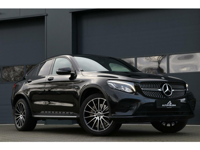 Mercedes GLC-klasse Coupé 350e 4MATIC AMG Headup Burmester Audio Navi Led Trekhaak Sportzetels Leder Uitstraling! BJ2017