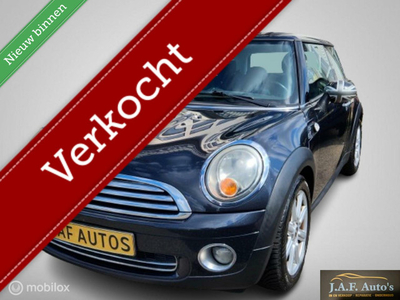 Mini Cooper 1.6 Airco Cruise startstop Nw APK Nw Type