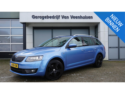 Skoda Octavia Combi 1.4 TSI 150pk DSG Greentech Style/Joy Navi Xenon Clima Afn.Trekhaak 17inch LM *Denmin Blue Metallic*