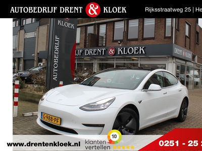 TESLA MODEL 3 Long Range 75 kWh incl btw parelmoer wit / leer / pano