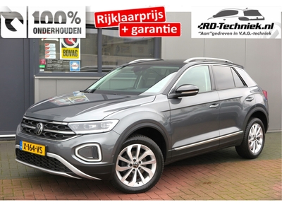 VOLKSWAGEN T-ROC 1.5 TSI Style 150pk DSG Style, Trekhaak, Led, Virtual Cockpit ,Massage, Navigatie Carplay, Stoelverwarming.etc Fabrieksgarantie t/m 05-2025