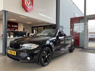 BMW 1 Serie Cabrio 125i High Executive,6 Cilinder 218 Pk,Automaat,Navigatie,Keyless Entry,Leder&Verwarmdevoorstoelen,Trekhaak,Parkeerhulp,Se