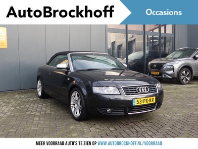 Audi A4 Cabriolet 2.4 V6 Pro Line BTW-auto! | Young Timer | Automaat | Airco | Stoelverwarming | LEDER | Xenon | L.M. Velgen