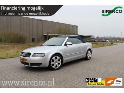 Audi A4 Cabriolet 3.0 V6 Exclusive leder automaat