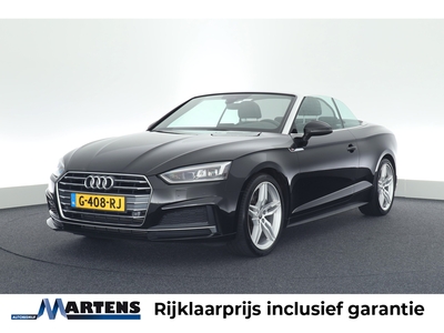 AUDI A5 Cabriolet 2.0 TFSI 190pk S-Tronic S-Line Sport Stoelverwarming Led Navigatie