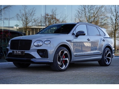 Bentley Bentayga 4.0 V8 S Nardogrey / Leder Zwart / Rood