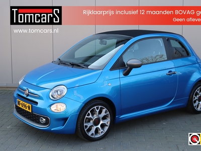 FIAT 500 C 0.9 TwinAir Turbo Sport Cabrio Bluetooth/Airco/Parkeerhulp