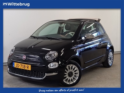 Fiat 500C 0.9 TwinAir Turbo Lounge Cabrio Lederen