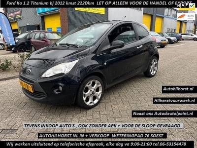 Ford Ka 1.2 Titanium X start/stop / Handel export