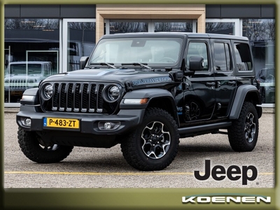 Jeep Wrangler 4XE 380 RUBICON Plug in Hybrid 4x4 Aut. / Sper Diff voor en acht