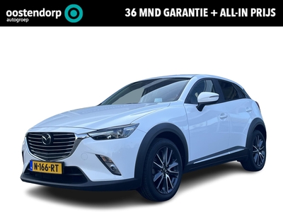 MAZDA CX-3 2.0 SkyActiv-G 120 GT-M | Automaat | Navigatie | Cruise Control Adaptief | Climate Control | Parkeersensoren | Parkeercamera | 36Mnd. Garantie | Rijklaar! |