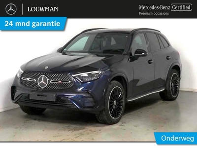 Mercedes-Benz GLC 300 e 4-Matic AMG Nightpakket | Trekhaak | Panoramadak | Distronic | Memory | Dode Hoek Ass | Sfeerverlichting | 360 gr Camera | Inclusief 24 maanden Mercedes-Benz Certified garantie voor Europa.