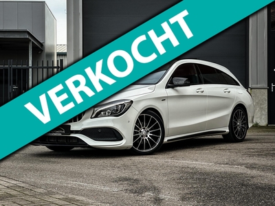 MERCEDES CLA-KLASSE Shooting Brake 180 White Art AMG Edition | Org. NL! | Panorama dak | Navi | Clima | Cruise | Trekhaak |