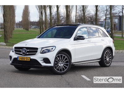 MERCEDES GLC-KLASSE 300 4MATIC l AMG line l 245 PK l Panoramadak l Burmester l Stoelkoeling en stoelverwarming l Keyless Go l Distronic l Trekhaak wegklapbare l Leer l Adaptief LED high intelligent l Warmte werend en geluidswerend glas l Comand l 360 gr Camera l PTS l