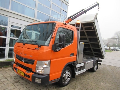 Mitsubishi Canter 3C13 3.0 DI 3-S/Z-Kipper + Kraan ATLAS