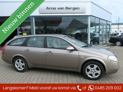 Nissan Primera Estate 2.0 Tekna Pack, clima, cruisecontrol, achteruitrijcamera, navi, trekhaak.