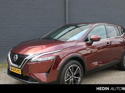 Nissan QASHQAI 1.3 MHEV 140 PK Tekna NL-Auto/Navi/360 gr. Camera/Clima/Adaptieve Cruise control/Radio-DAB-USB/Stoel + Stuurwiel verwarming/Voorruit verwarming/LED-Koplampen/19 inch LM-velgen/1e Eigenaar/Dealer onderhouden