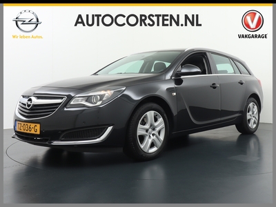 OPEL INSIGNIA Sports Tourer 1.6T AUT. 170pk Navi Camera Mirrorlink Apps PDC-A+Voor Edition Chroom-pack Automaat EURO6 Volledig-Opel-Dealer-onderhouden ideale Caravan-trekker; 280Nm/1850tpm ! trekvermogen 1700kg