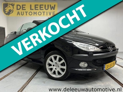 Peugeot 206 CC 2.0-16V Airco Stoelverwarming Leer