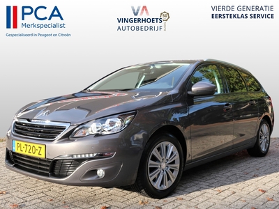 PEUGEOT 308 SW 110 PK Benzine * Panoramadak * Navigatie * L.M. Velgen * DAB+ Radio + CD * Cruise & Climate Control * Voor en achter Parkeersensoren* Vierseizoenenbanden * Vingerhoets; Vierde Generatie Eersteklas Service !