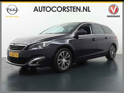 Peugeot 308 SW T131pk AUT. Panodak Navi Connect App DAB PDC-A+Voor Keyless-2x LED Lmv Ecc Licht+Regen-sensor ESP Mistl.1.2 blue Lease Premiu