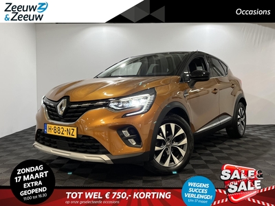 RENAULT CAPTUR 1.3 - 130PK TCe Intens Automaat | Camera | Bluetooth | Navi | Apple CarPlay/Android Auto | Lichtmetalen Velgen | Full LED | Cruise Control | Parkeersensoren |