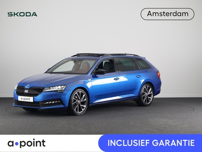 SKODA SUPERB Combi 1.5 TSI ACT Sportline Business 150 pk DSG| Panoramadak | Navigatie | Parkeersensoren | Achteruitrijcamera | Adaptieve cruise control