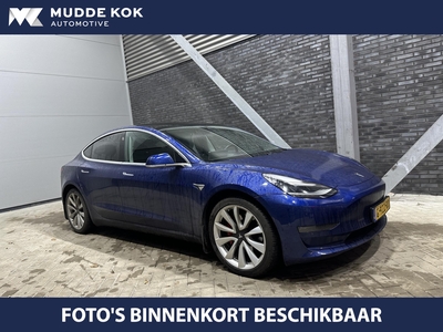 TESLA MODEL 3 Long Range 75 kWh | Incl. BTW | Panoramadak | Leder | Camera