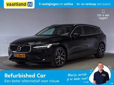 Volvo V60 2.0 T5 Momentum Aut [ Leder Apple carplay Trekhaak Nav ]