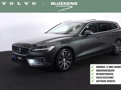 VOLVO V60 T5 Inscription - Panorama/schuifdak - IntelliSafe Assist & Surround - Verwarmde voorstoelen, stuur & achterbank - Parkeersensoren voor & achter - Extra getint glas - Trekhaak - 18' LMV