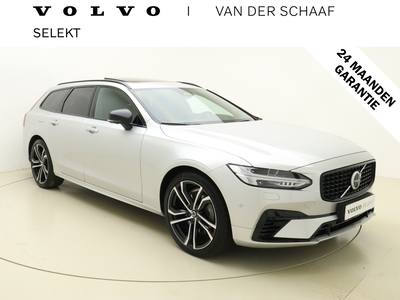 VOLVO V90 T8 390pk AWD R-Design / B&W Audio / Luchtvering / Head-Up / 360 Camera / ACC / BLIS / Elektr. Stoelen / 20'' / Getint Glas /