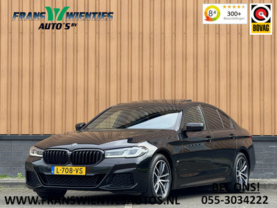 BMW 5 Serie 520d High Executive | M-Pakket | BMW Laser Light | BMW Display Key | Schuifdak | Elektrische Trekhaak | Head-Up Display Leder | 360 Graden Camera | Sfeerverlichting |