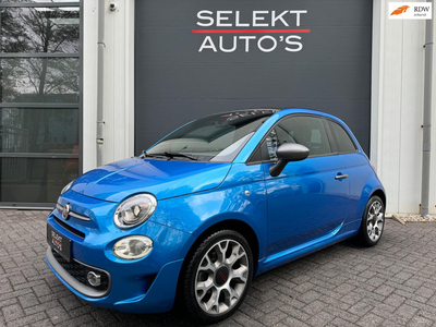 Fiat 500 C 0.9 TwinAir Turbo Sport NAP 80 Pk Airco/Leder/Cabrio/LED/Navigatie/Bluetooth/U-Connect/16 Inch/PDC/AUX/USB/Apk 01-2025