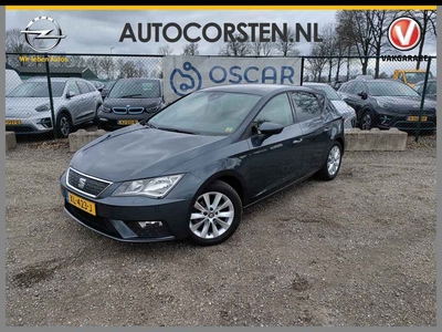 Seat Leon T115pk Leer Navi ParkPilot PDC-A+Voor ECC Mirrorlink Multi-Media-vb. LMv El.spiegels/Verwarmd DAB+Full Link StoelVerwarmd Keyles