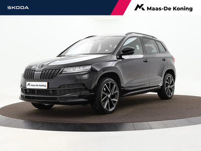 Skoda Karoq 1.5 Tsi 150pk DSG ACT Sportline Business | ACC | Canton Audio | Camera | P-Sensoren | Navi | Smart-Link | Keyless | Elek. Achterklep | 19'' Inch | Garantie t/m 06-02-2025 of 100.000km