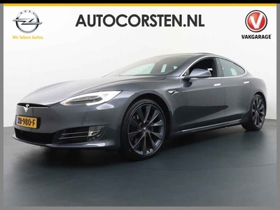 Tesla Model S 75D 476pk 75D AWD Performance Luchtvering AutoPilot Navi Panorama-Dak Camera Adaptive-Led Elektr. Leer+Stoel+Achterklep+Geheugen