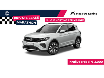 Volkswagen T-Cross R-Line 1.0 TSI 85 kW / 115 pk SUV 6 versn. Hand · Multimedia pakket · Comfort pakket · Velgen 18'' lichtmetaal ·