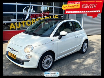 Fiat 500 1.2 Lounge - Panorama dak I Airco I Sport velgen I