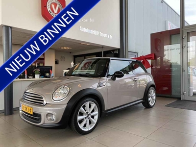 MINI Mini 1.6 Cooper Chili,Automaat,Climate&Cruisecontrol,Halfleder&Stoelverwarming,Achteruitrijsensoren,Bleutooth met Spraakbediening,Two