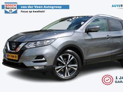 Nissan QASHQAI 1.2 N-Connecta | Incl 1 jaar garantie | Navi | Cruise | Clima | Parkeersensoren V+A | 360 Camera | Getinte ramen | 18 Inch LMV | Lane assist | Keyless entry/start | Panorama dak | Origineel NL auto | NAP |