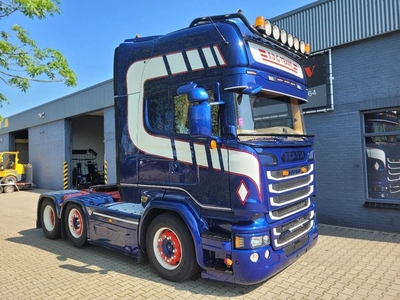 Scania R520 LA6X2/4HNB Twinsteer Topline fullair retarder